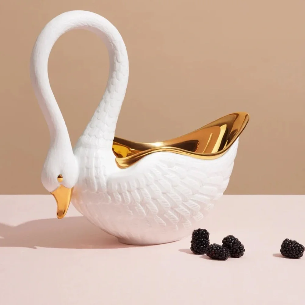 Swan Bowl - Medium - White - Picture 8 of 15